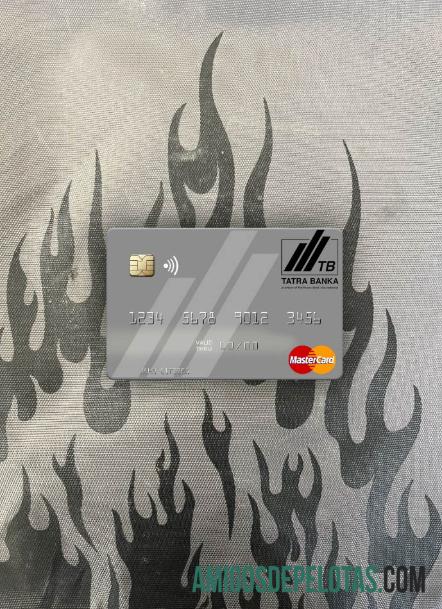 Eslováquia Tatra Bank Mastercard Cinza Photolook Frente exemplo real